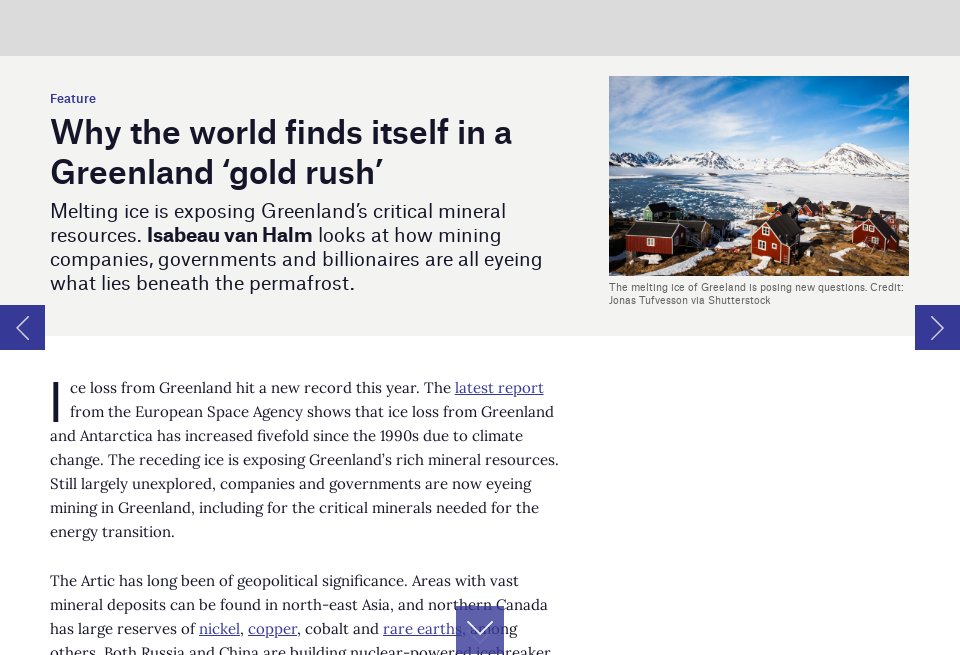 Greenland's Mineral Wealth: Uncovering Hidden Treasures Beneath Ice