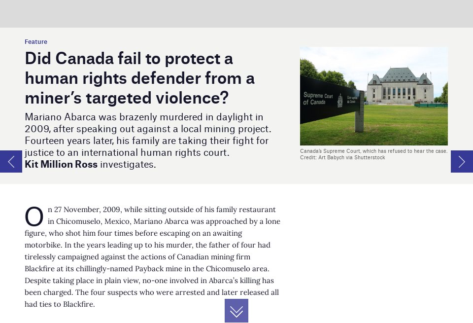 Canadian Fail Did Canada fail to protect a human rights defender from targeted ...