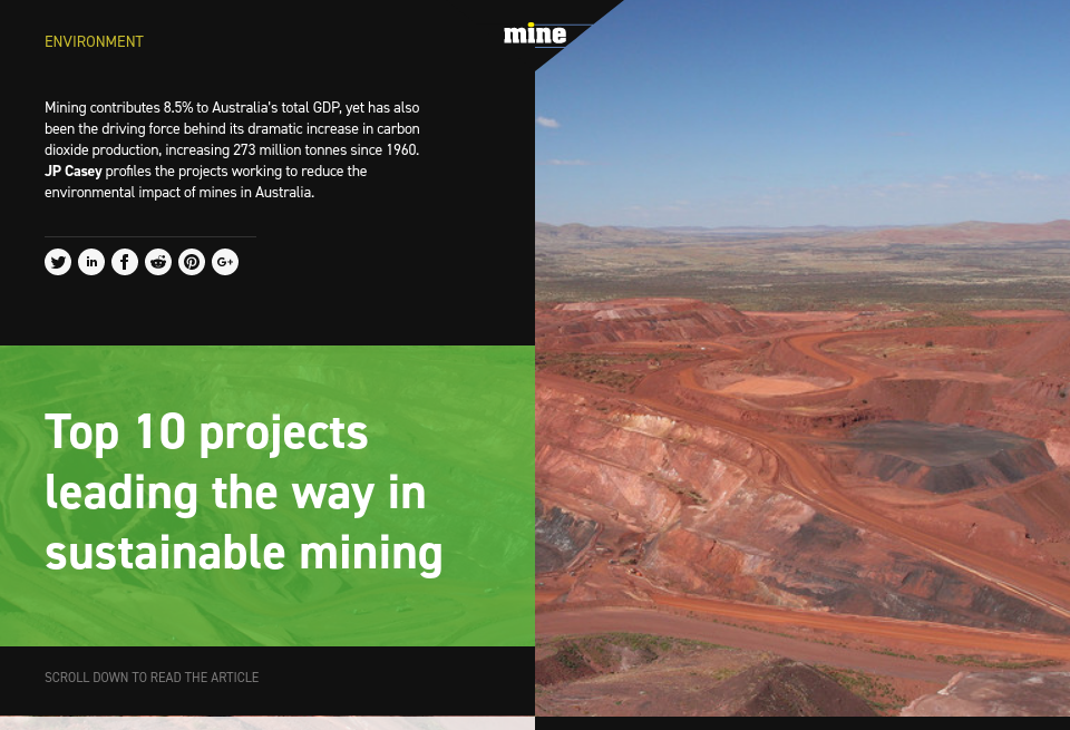 literature review and green mining projects