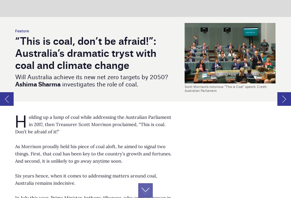 “This Is Coal, Don’t Be Afraid!”: Australia’s Dramatic Tryst With Coal ...