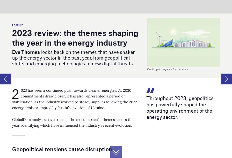 2023 review: the themes shaping the year in the energy industry - Mine ...