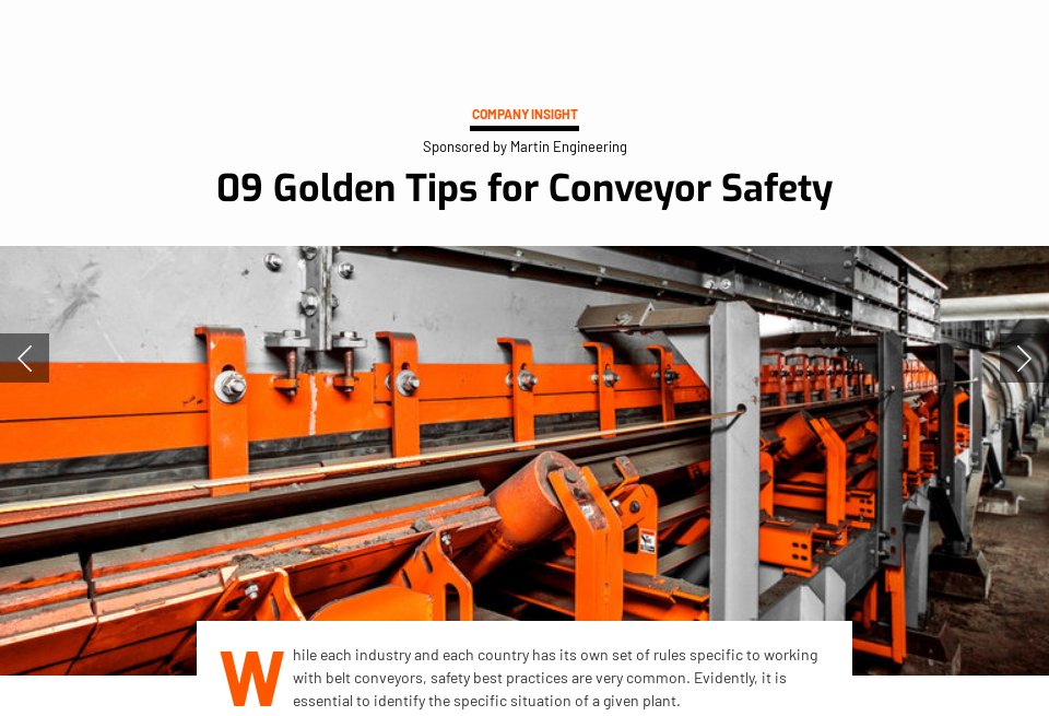 Martin Engineering Company Insight Mine Australia Issue 28