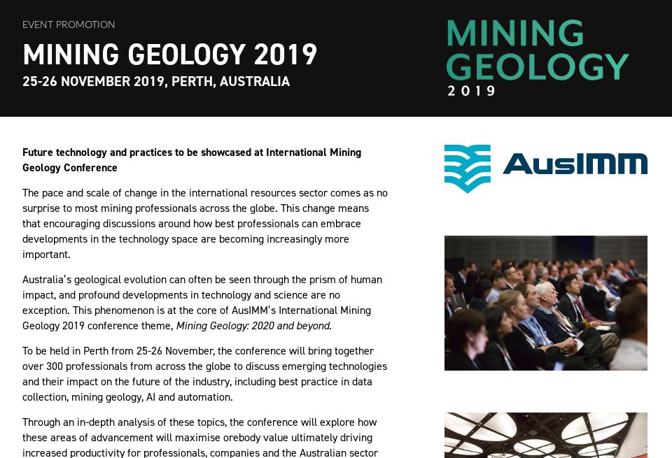 Circuitlink Mine Australia Issue 7 September 2019