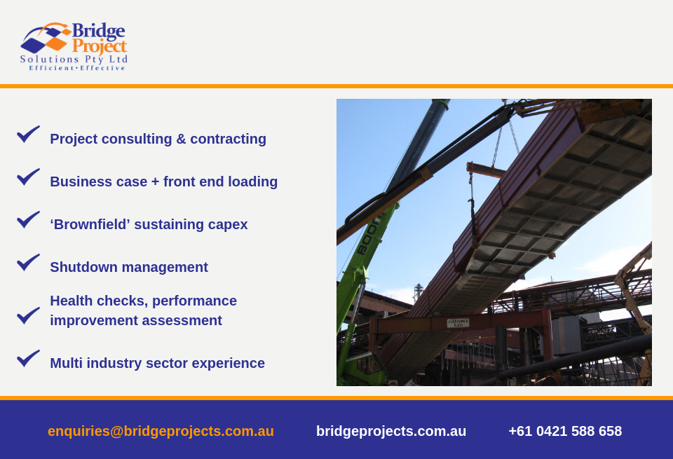 Bridge Project Solutions - Mine Magazine Australia | Yearbook 2018