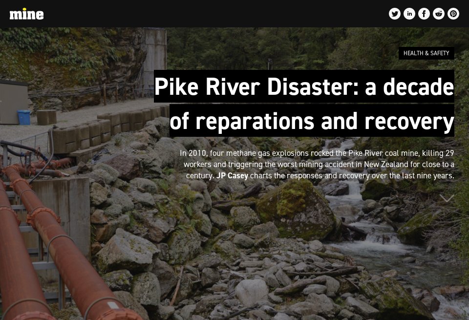 Pike River Disaster a decade of reparations and recovery Mine