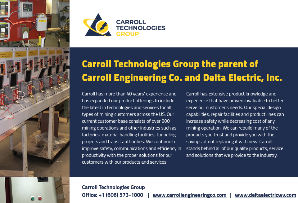 Carroll Technologies - Mine Magazine | Issue 77 | February 2019