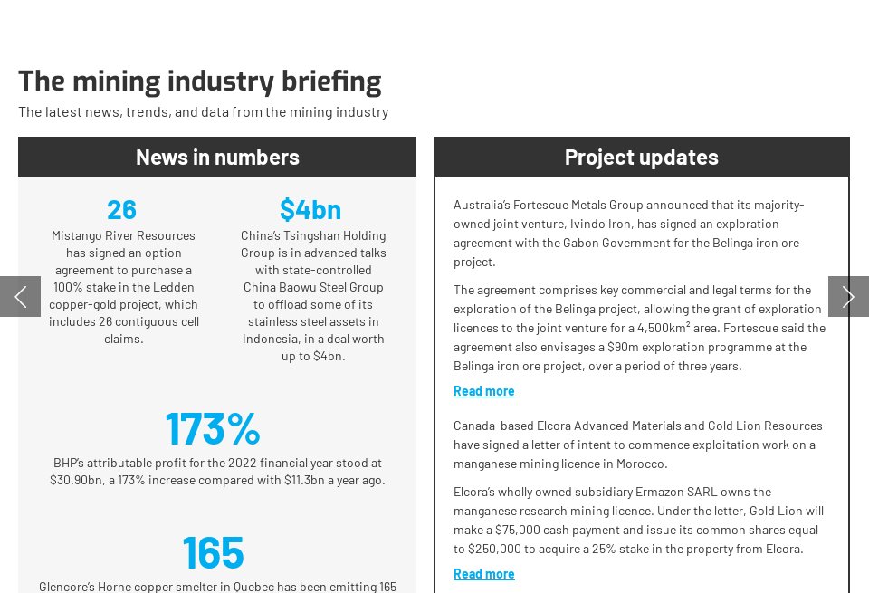 MMD Company Insight - Mine | Issue 121 | October 2022