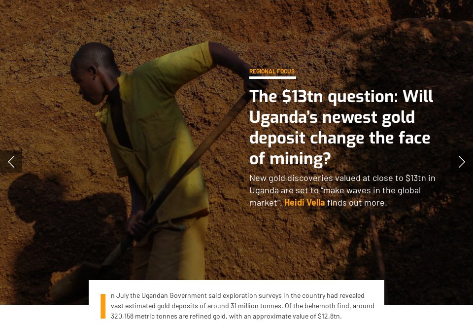 The 13tn question will Uganda’s newest gold deposit change the face