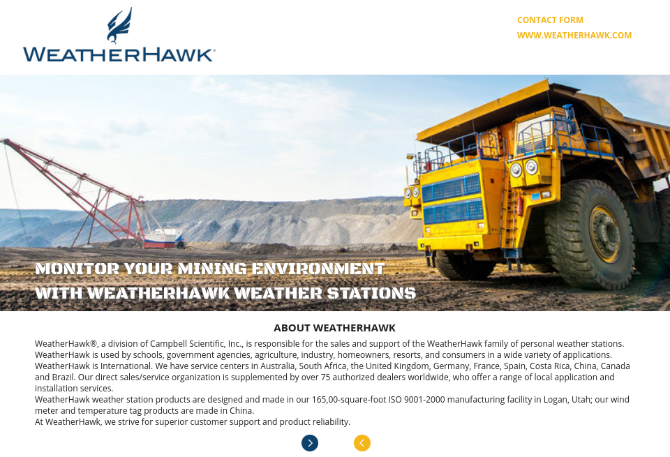 WeatherHawk - Mine Magazine | Yearbook 2018